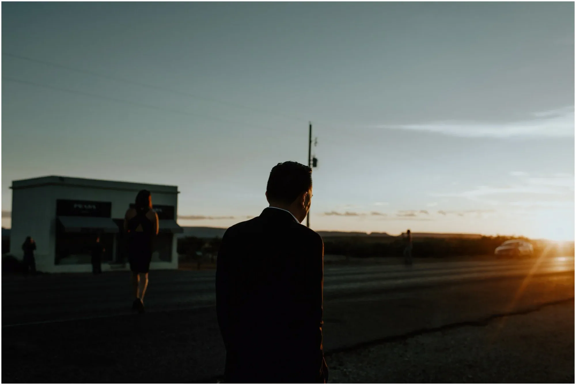 Katherine & My — Engagement Session in Marfa Texas