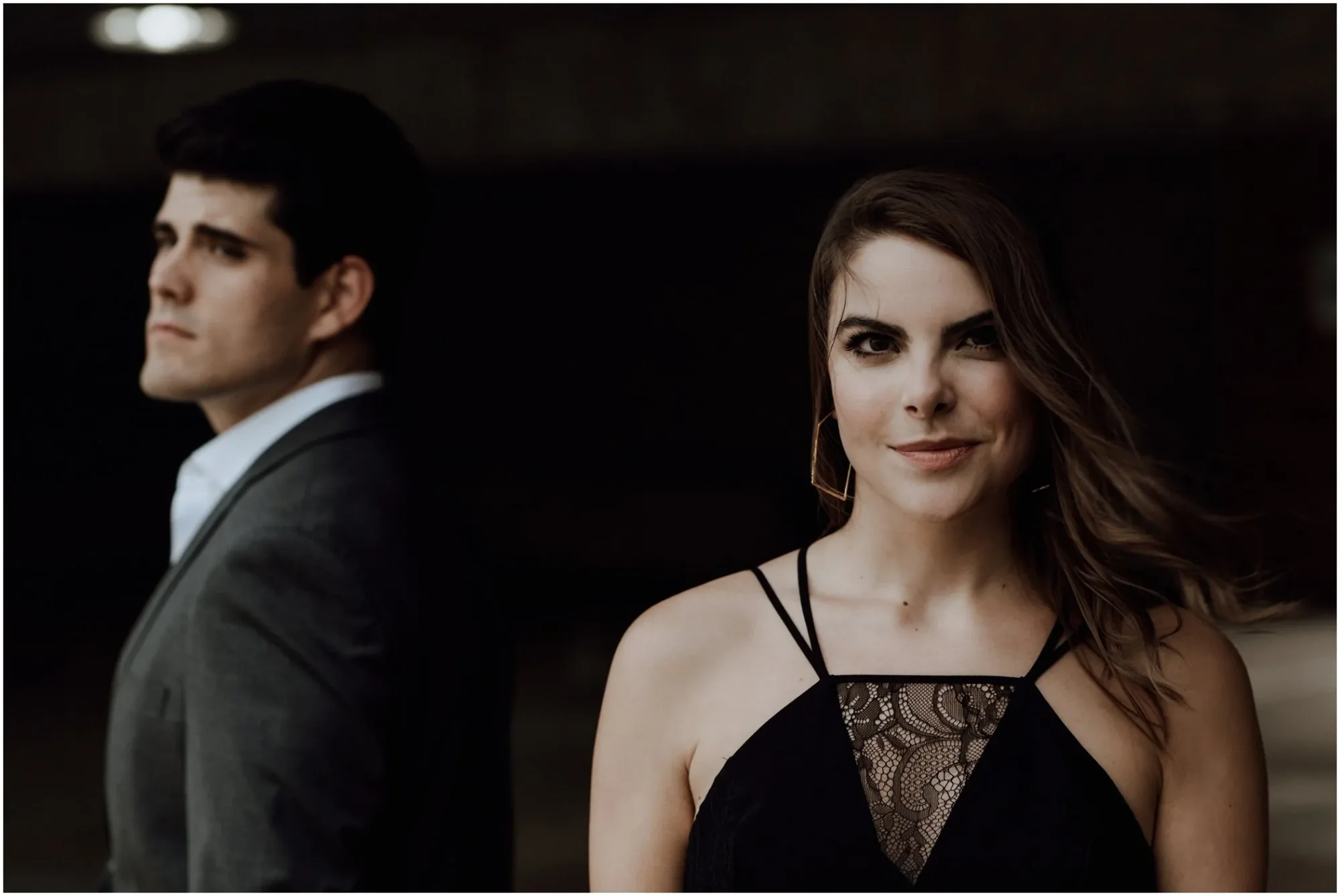 Allison & Kyle — Downtown Houston Engagement Session — 2