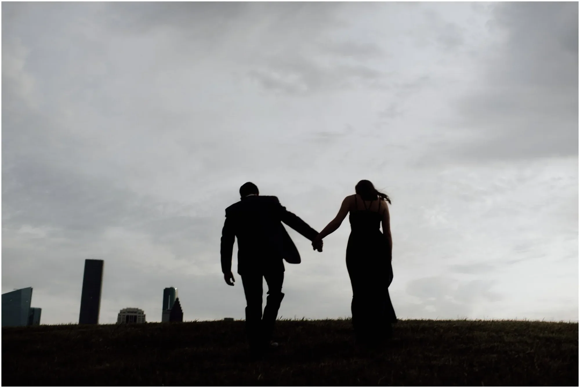 Allison & Kyle — Downtown Houston Engagement Session — 5