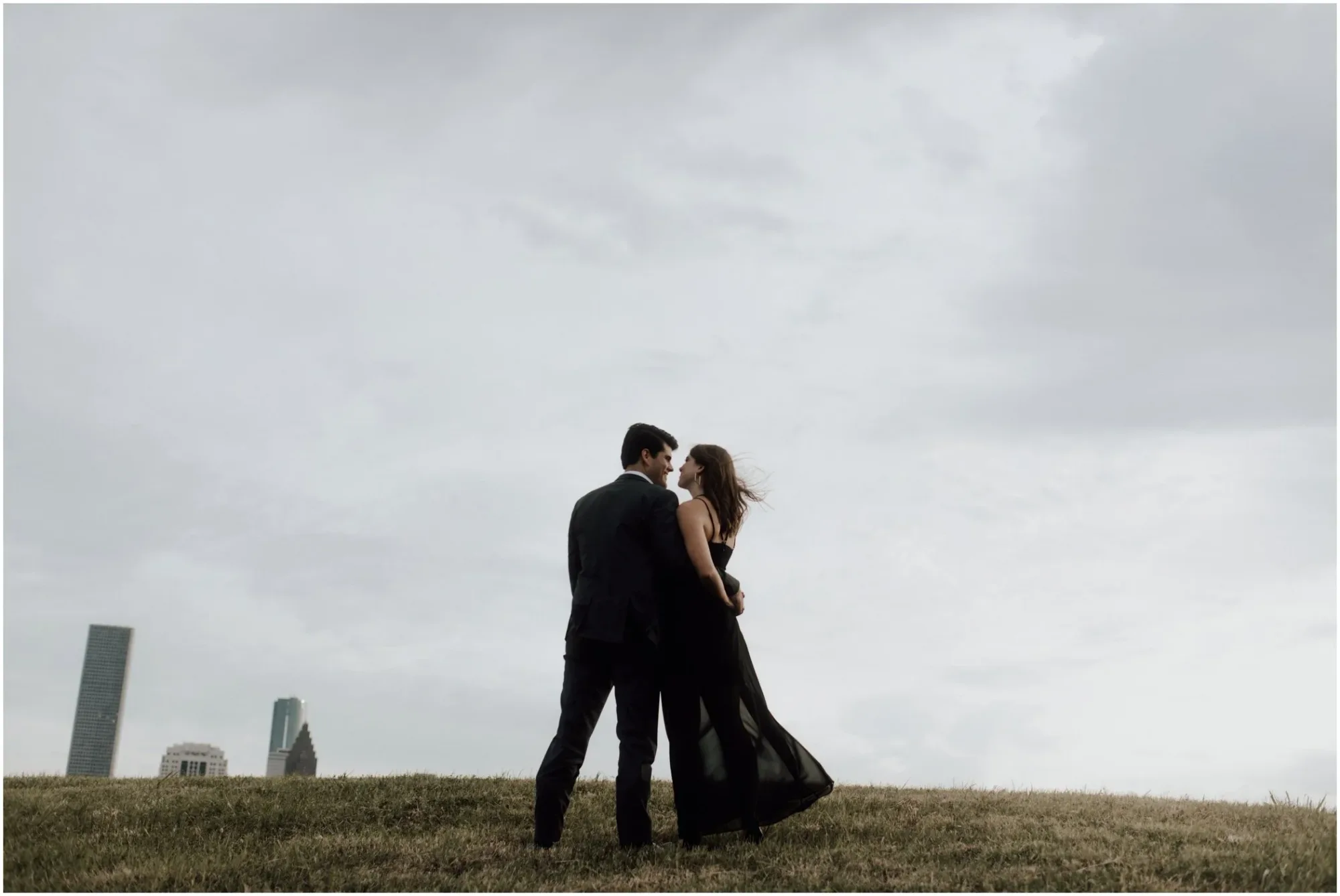 Allison & Kyle — Downtown Houston Engagement Session — 6