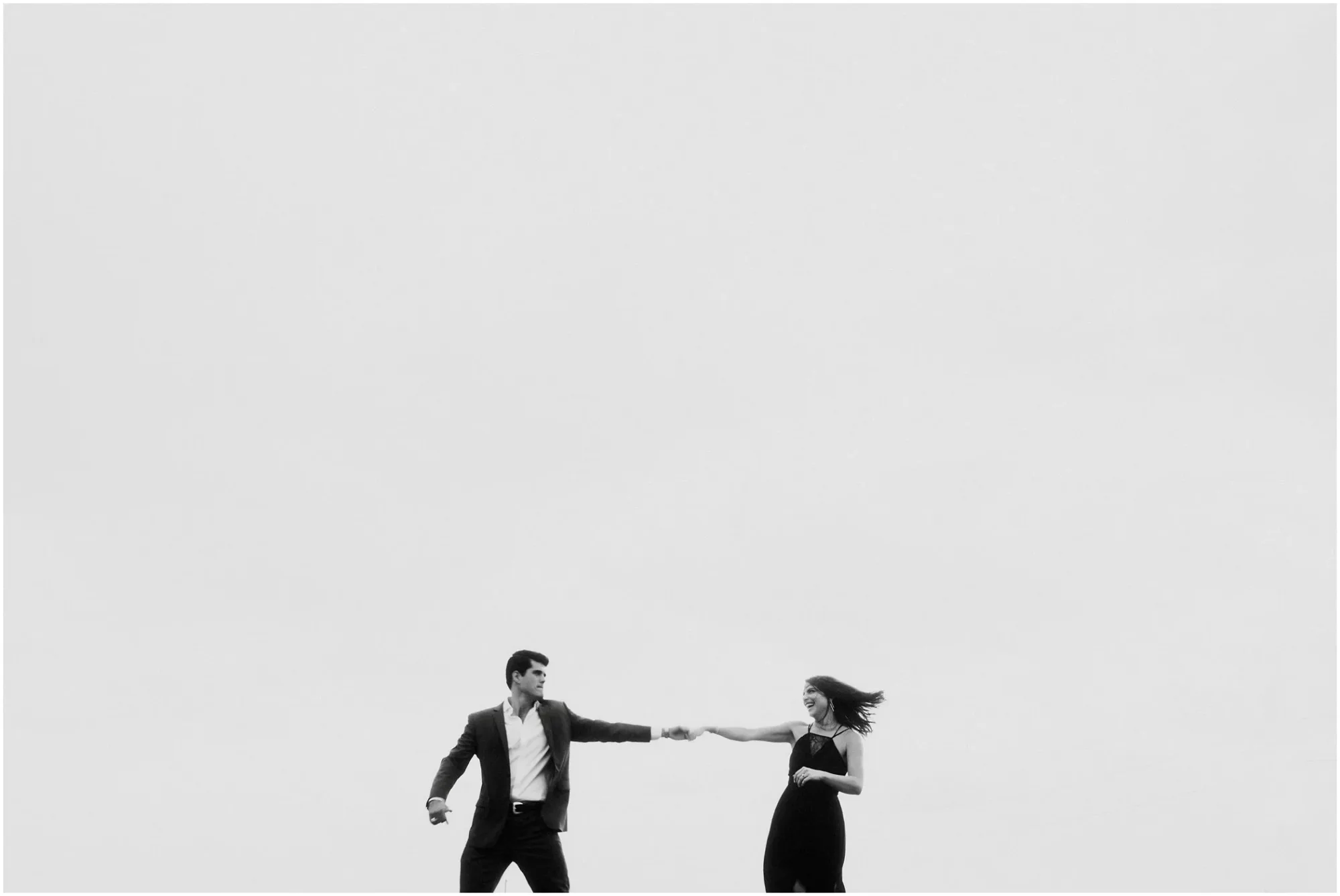 Allison & Kyle — Downtown Houston Engagement Session — 9